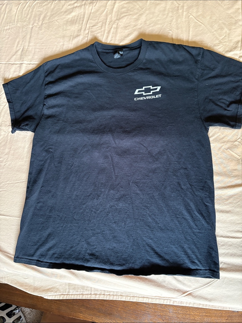 Black Chevrolet Short Sleeve Logo Tee